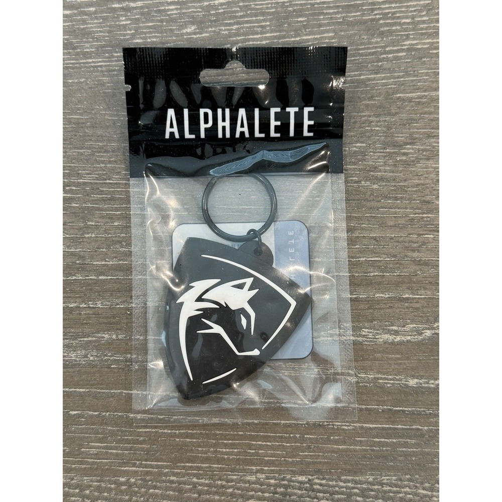 Alphalete Athletics Black Shield Key Chain
